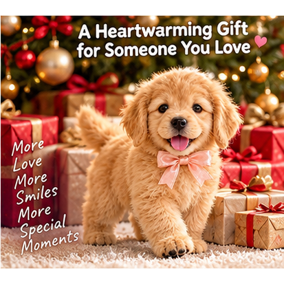 🎄45% OFF🐕🐾 Golden Buddy Realistic Robot Golden Retriever Puppy