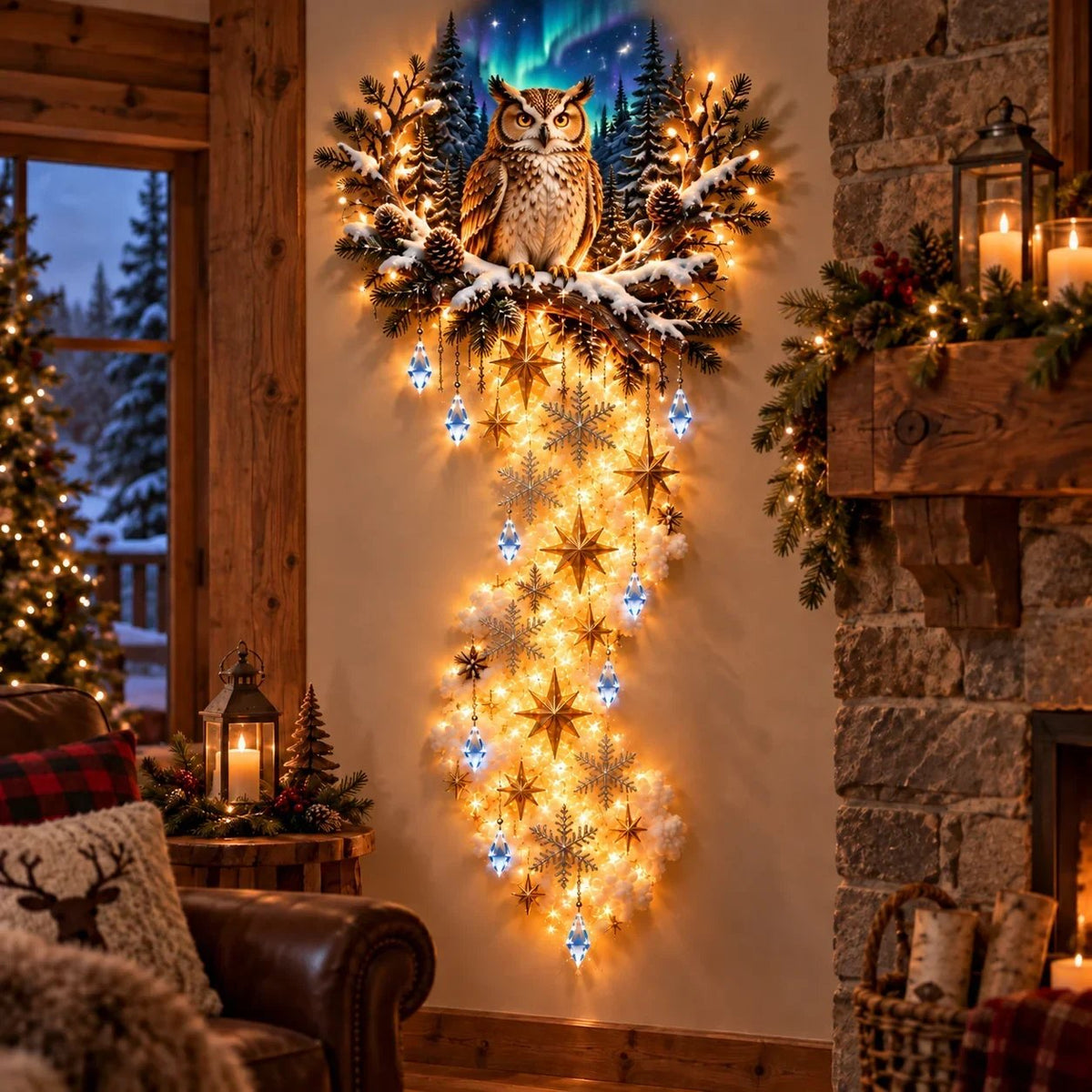 ✨ Enchanted Christmas Magic Trail Wall Light – A Touch of Winter Magic ✨