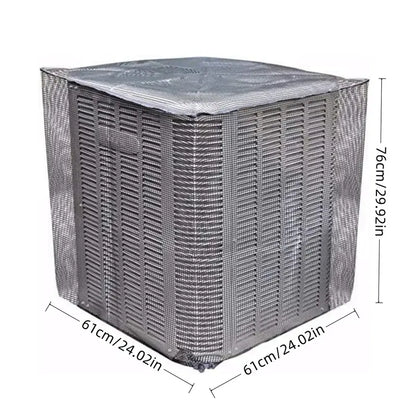 ⏳ Last day save 49%-❄️-Heavy-Duty Mesh AC Cover – All-Season Outdoor Protection