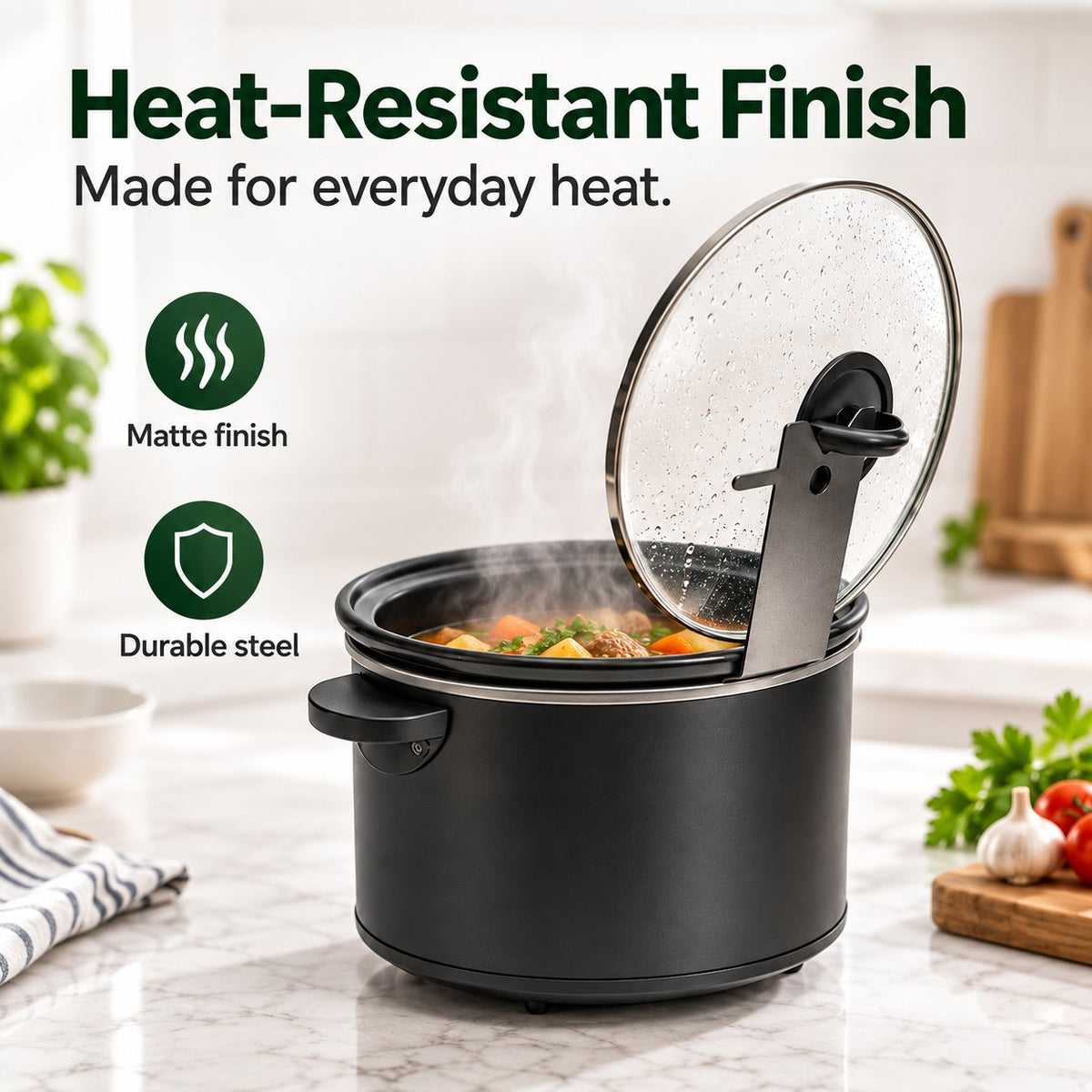 🔥HOT SALE 50% OFF - 🍳Multifunctional Anti-Slip Cooker Lid Stand - Space-Saving Kitchen Counter Organizer