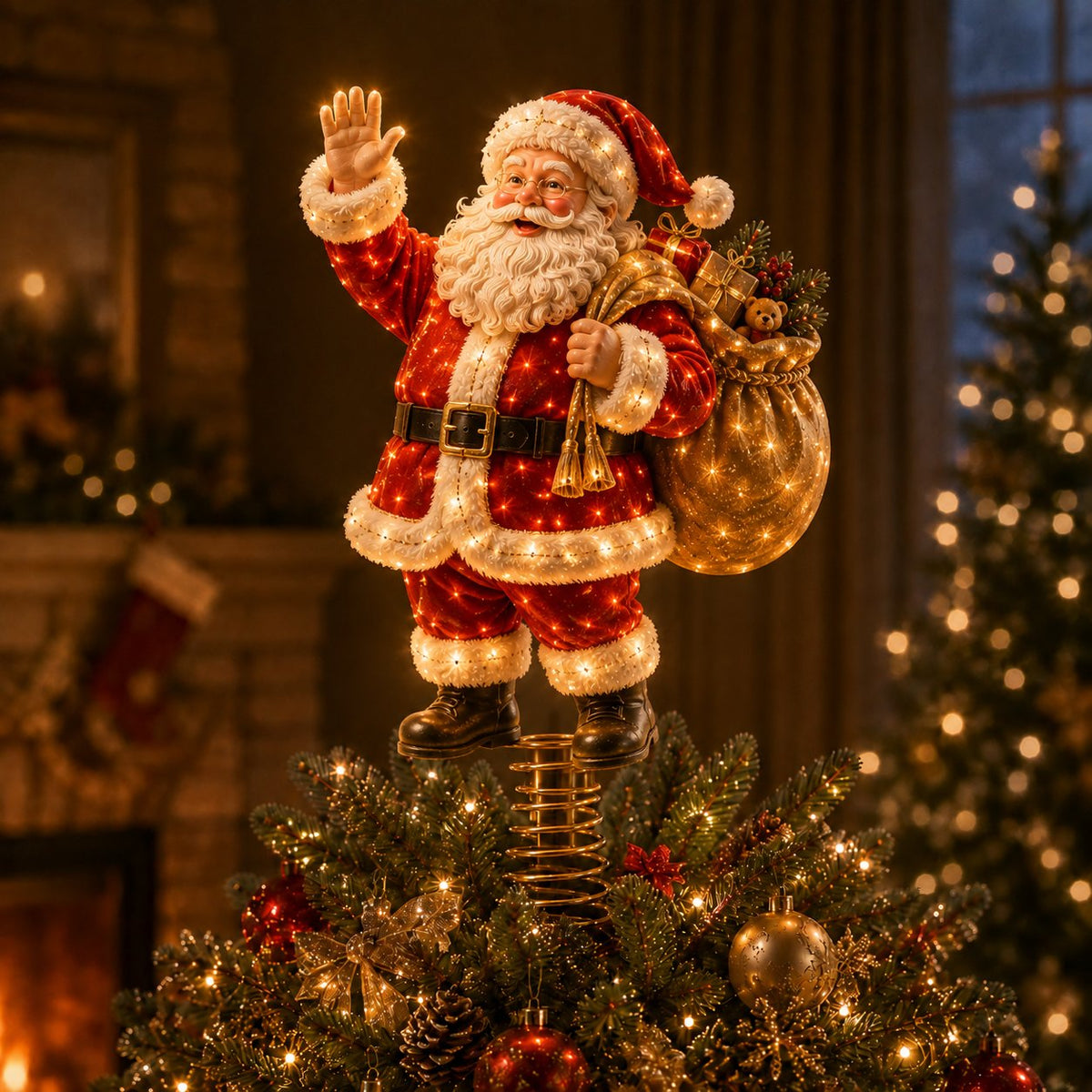 ⏳ Last Day 49% OFF – 🎅  Lighted Christmas Tree Topper Collection ✨