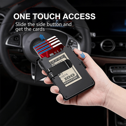 🔥Slim Pop-Up RFID Wallet for Men –  🤎Practical, sleek, and impossible to outgrow