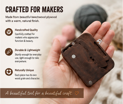 🧶 Stitch Scout 9-in-1 Multi-Tool for Knitters & Crocheters