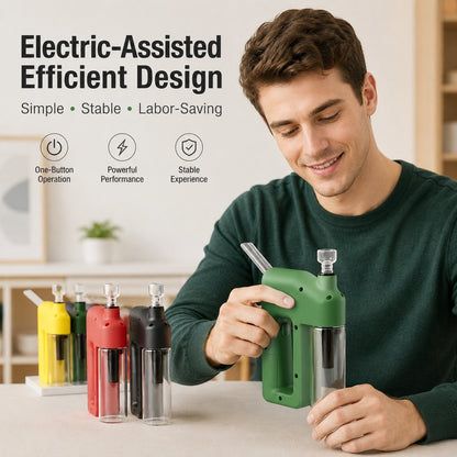 ⚡ LAST DAY 49% OFF – Portable Handheld Electric Filtration Device | Compact Glass Chamber Design with Electric-Assisted Operation & 6 Color Options ✨