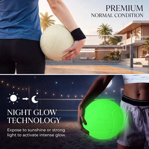 🏐✨ Glow-in-the-Dark Volleyball – Keep Playing After Sunset