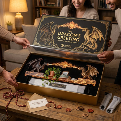 🐉 Dragon Duel Plasma Beam Wall Shelf Light