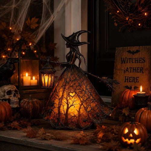 ✨Last Day 49% OFF✨Halloween Witch Lamp Tabletop Decoration✨