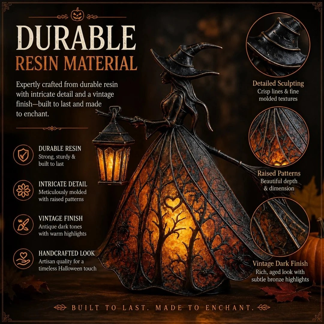 ✨Last Day 49% OFF✨Halloween Witch Lamp Tabletop Decoration✨