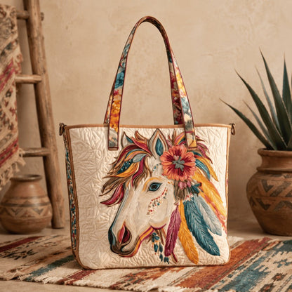🔥Last Day 49% OFF👜Handmade Native American Quilted Tote Bag