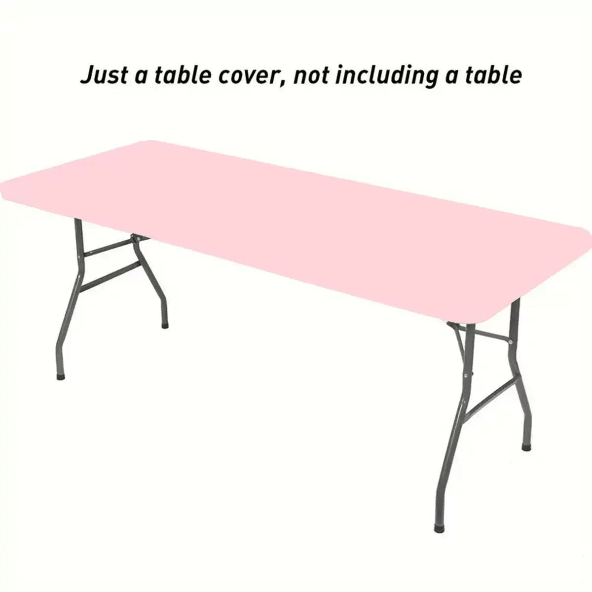 Stretch Fabric Table Top Cap Cover – Elastic Edge, Waterproof & Reusable