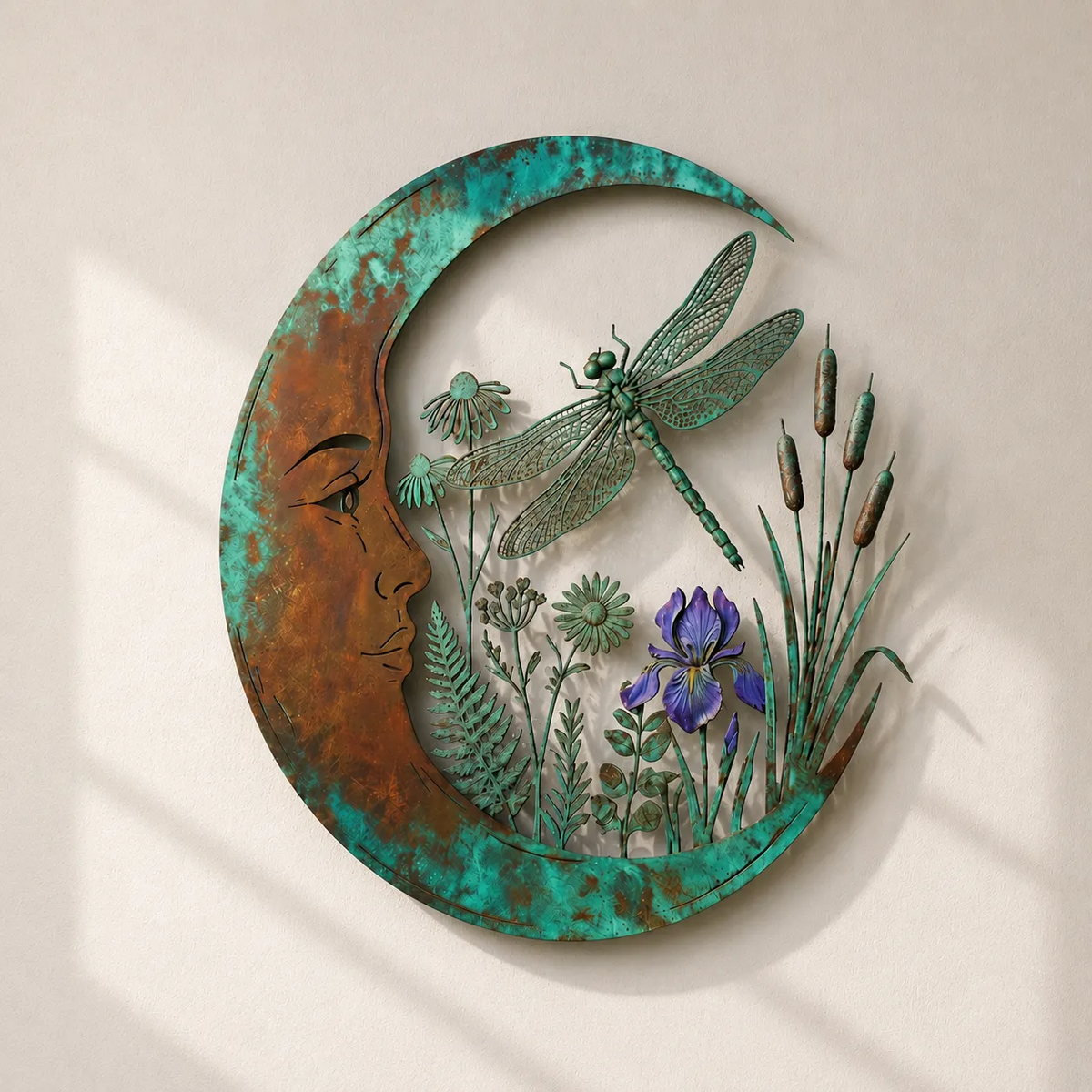 ✨✨Last Day 50% OFF✨🌜️Crescent Moon Bee Wall Decor🐝