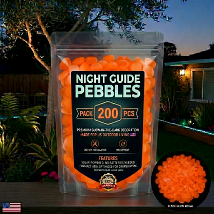 🔥LAST DAY SALE 49% OFF🔥🌈Colorful Glow-in-the-Dark Garden Stones