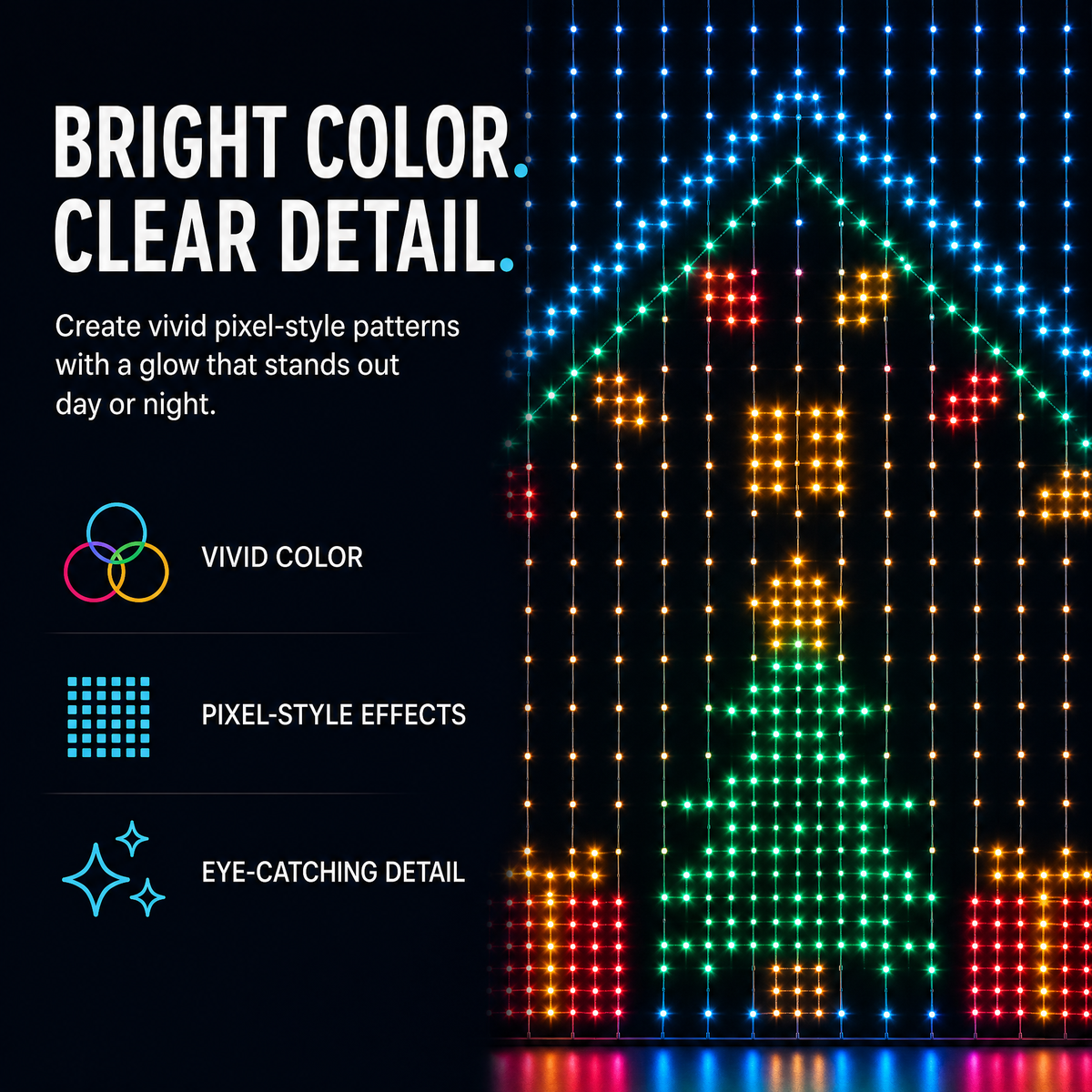 ✨Smart LED Curtain Lights💡Free Shipping