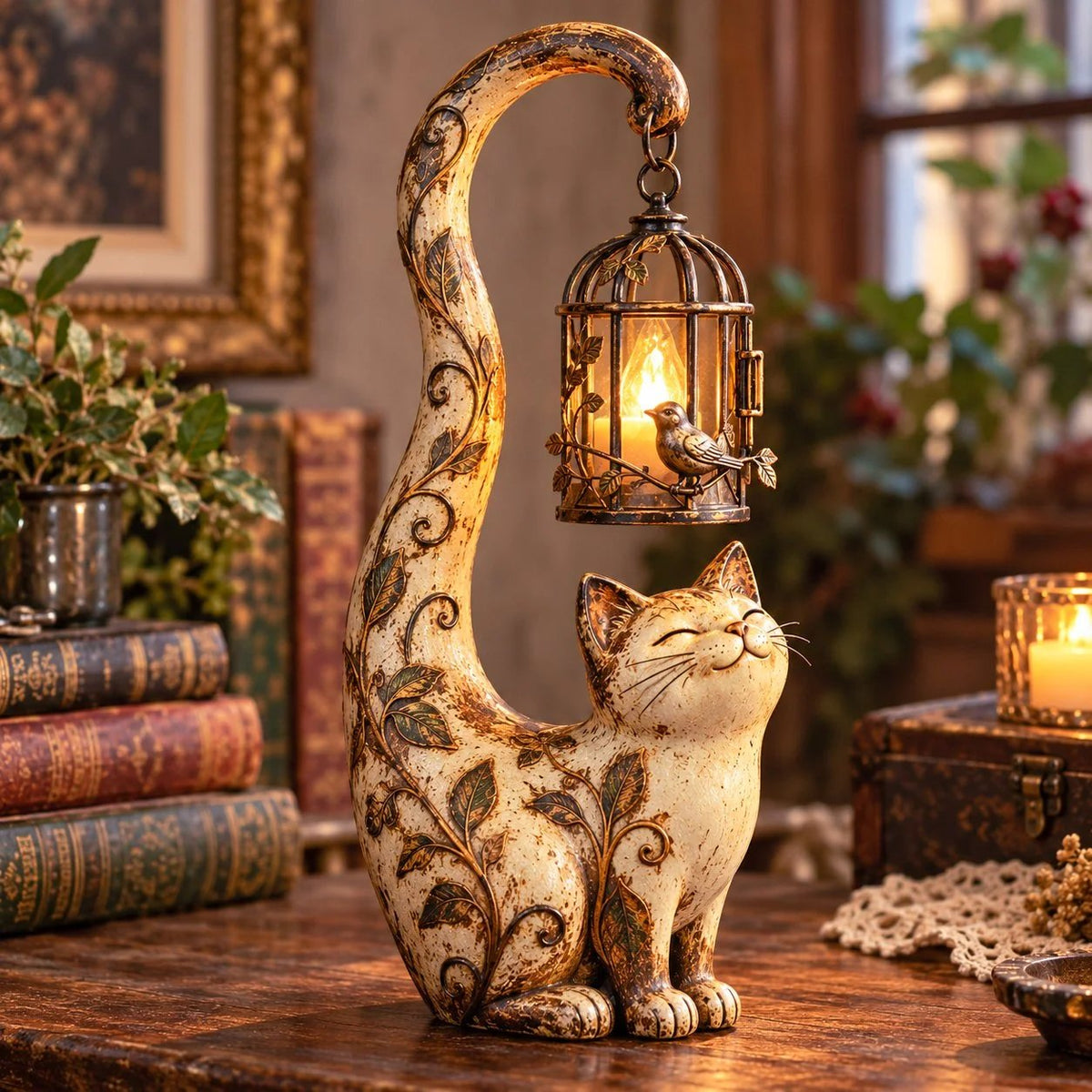 🐘🔥Vintage Elephant Light – Boho Floral Decor with a Warm Cozy Glow