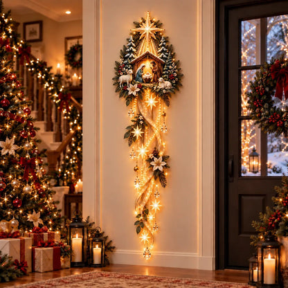 🔥 LIMITED-TIME 50% OFF✝️Jesus, Angel & Nativity Lighted Wall Light Décor