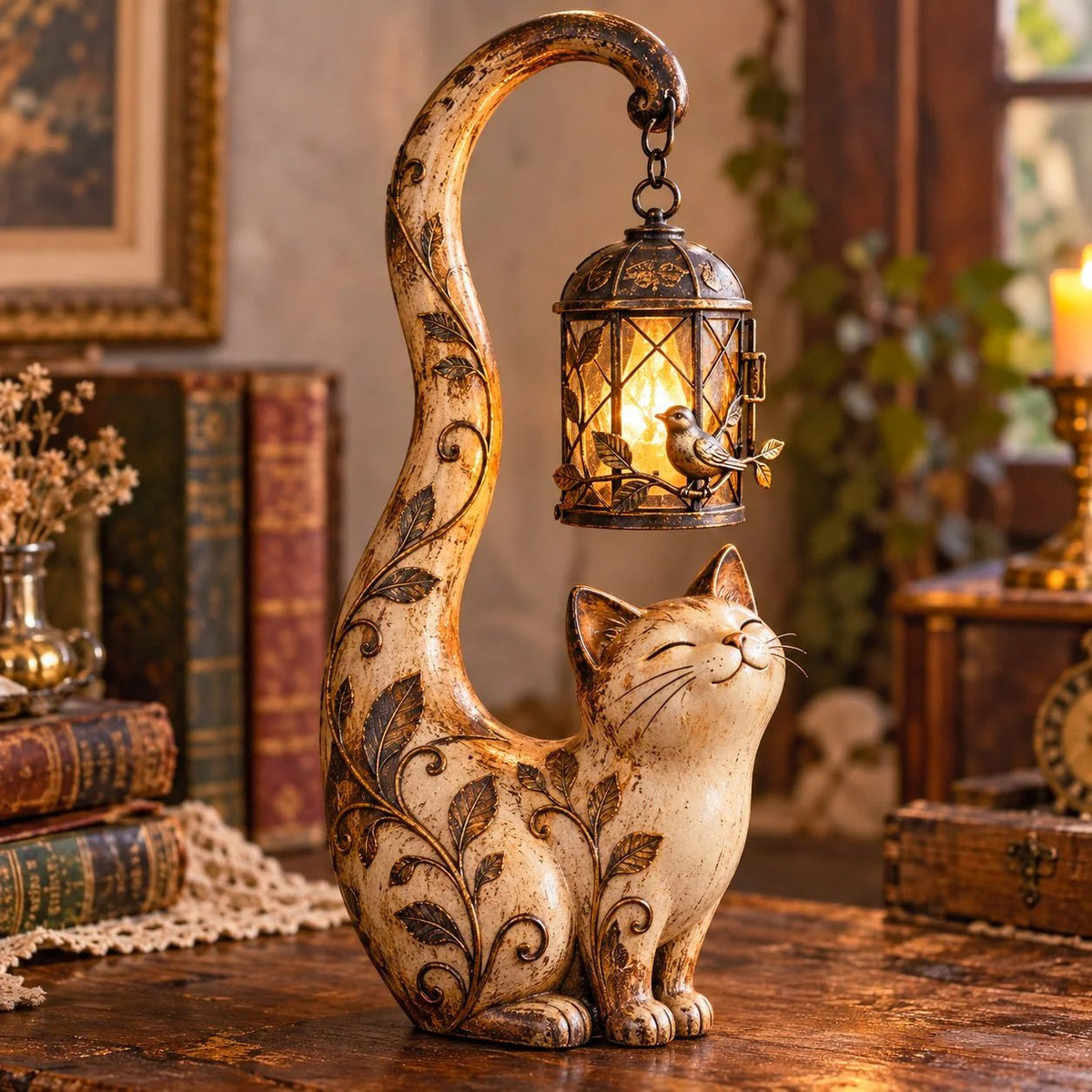 🐘🔥Vintage Elephant Light – Boho Floral Decor with a Warm Cozy Glow