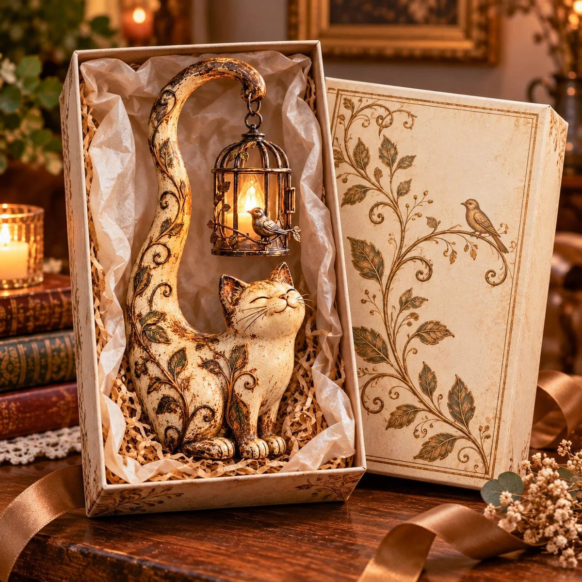 🐘🔥Vintage Elephant Light – Boho Floral Decor with a Warm Cozy Glow