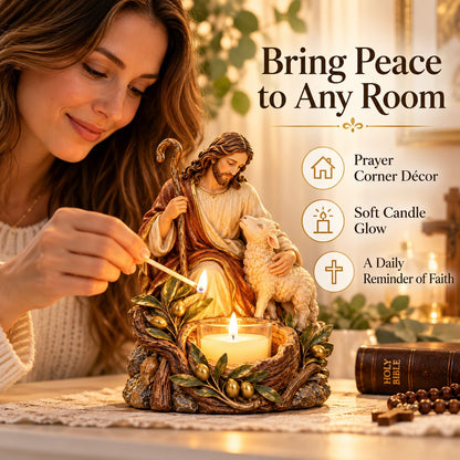 ✝️🕯️Light of Faith™ – Sacred Christian Candle Holder