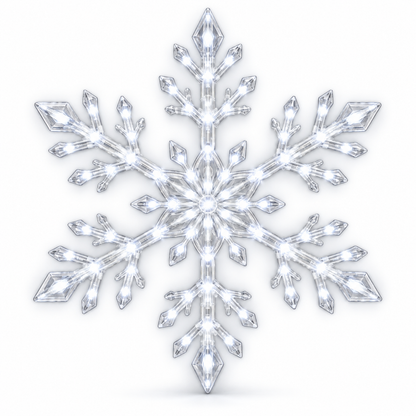 💙 WINTER WONDERLAND FAVORITE | Blue & White LED Snowflake Lights – Christmas Wall Decor for Living Rooms & Bedrooms