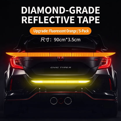 🔥Last Day 50% Off-🚗Reflective Car Sticker Strips for Trunk & Rear Bumper