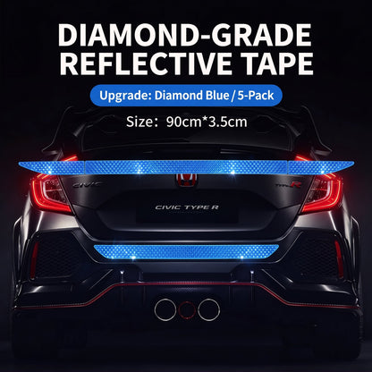 🔥Last Day 50% Off-🚗Reflective Car Sticker Strips for Trunk & Rear Bumper