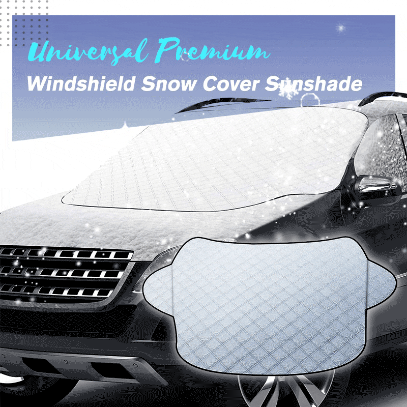 ❄️☀️ All-Season Windshield Snow & Sun Cover – Reversible Car Windshield Protector