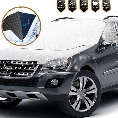 ❄️☀️ All-Season Windshield Snow & Sun Cover – Reversible Car Windshield Protector
