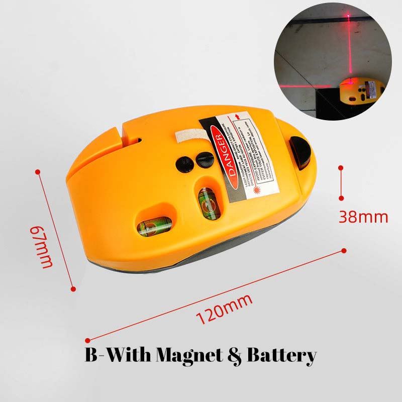 📐90° Right‑Angle Laser Level Square | Infrared Line Marker for Tiling & DIY Projects🔧