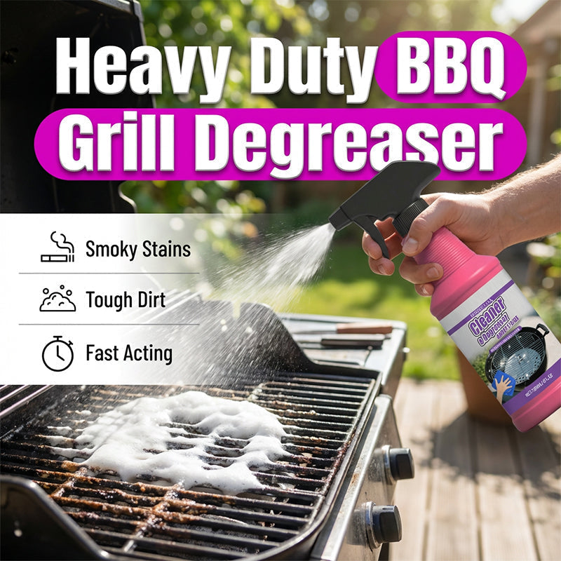 🔥🧼 The Ultimate Kitchen & Grill Cleaner - Powerful Fast-Acting Degreaser Spray🍢💦