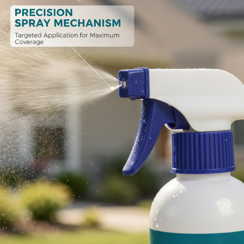 Multi-Surface Roof Moss & Algae Cleaner Spray 🏠✨ | Professional Stain Remover & Protective Shield