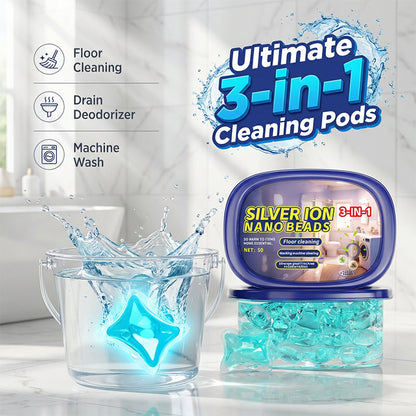 💥 3-in-1 Cleaning & Pest Control Beads | Stain Remover & Bug Repellent