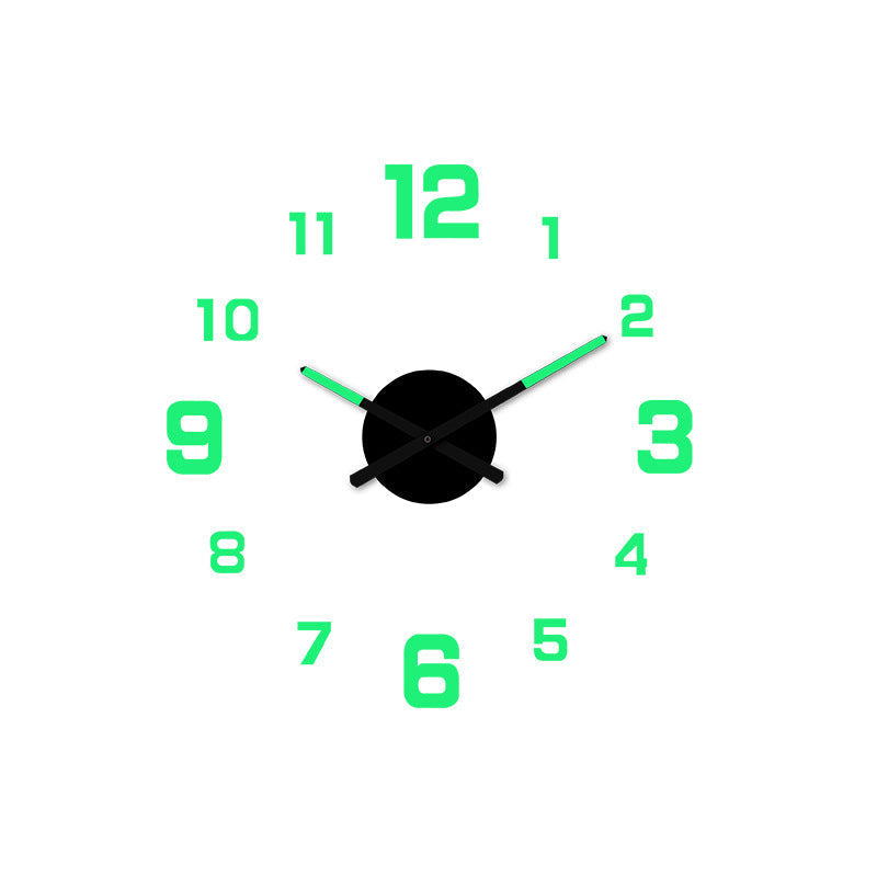 🥳⏰3D DIY Luminous Acrylic Wall Clock Set