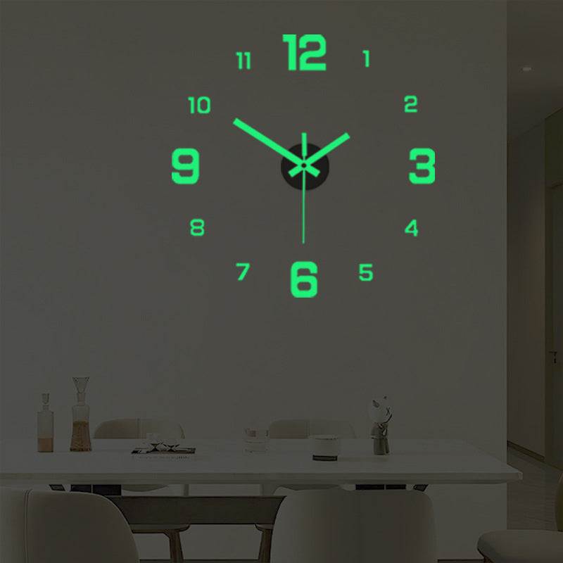 🥳⏰3D DIY Luminous Acrylic Wall Clock Set