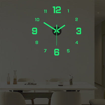 🥳⏰3D DIY Luminous Acrylic Wall Clock Set