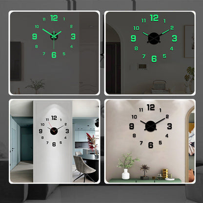 🥳⏰3D DIY Luminous Acrylic Wall Clock Set