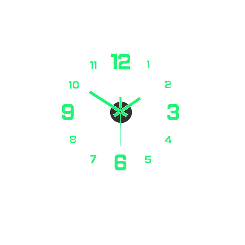 🥳⏰3D DIY Luminous Acrylic Wall Clock Set