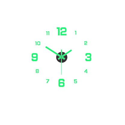 🥳⏰3D DIY Luminous Acrylic Wall Clock Set
