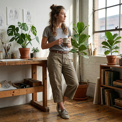 👖 50% OFF NOW! 🌿 Women's Relaxed Casual Cargo Capris – Spacious Utility Pockets, Breathable Fabric & Relaxed Fit✨