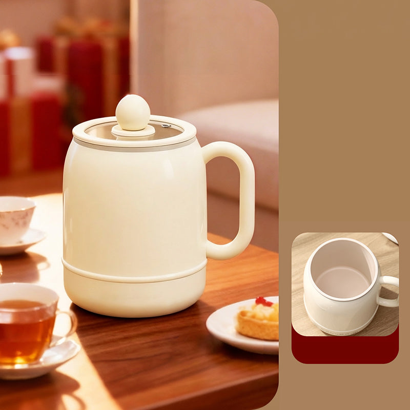 🍲 6-in-1 Portable Mini Cooker – 0.8L Electric Stewing Cup for Soup, Rice, Tea & More ✨