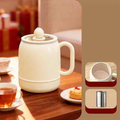 🍲 6-in-1 Portable Mini Cooker – 0.8L Electric Stewing Cup for Soup, Rice, Tea & More ✨