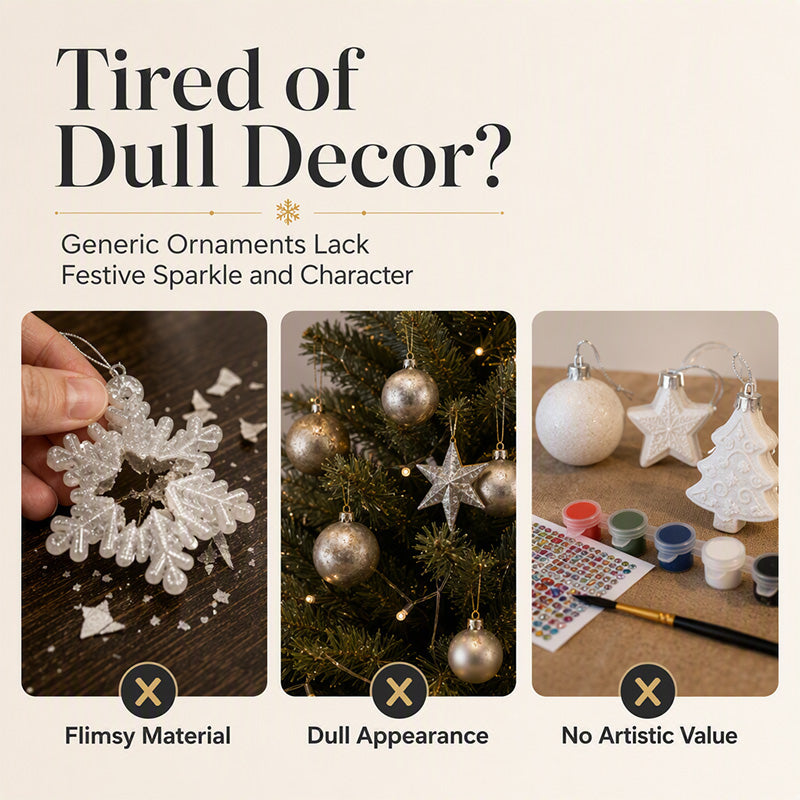 🎄49% OFF! 5D DIY Christmas Ornament – Sparkling Beads & Acrylic, 3D Glow, Easy to Make. Perfect for the Tree, Window & Gifts! ✨🎁