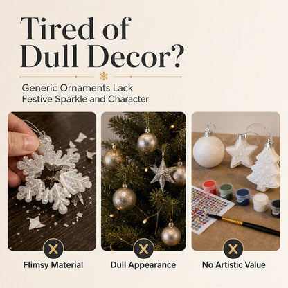 🎄49% OFF! 5D DIY Christmas Ornament – Sparkling Beads & Acrylic, 3D Glow, Easy to Make. Perfect for the Tree, Window & Gifts! ✨🎁