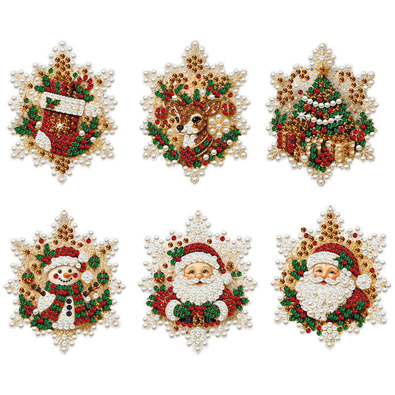 🎄49% OFF! 5D DIY Christmas Ornament – Sparkling Beads & Acrylic, 3D Glow, Easy to Make. Perfect for the Tree, Window & Gifts! ✨🎁