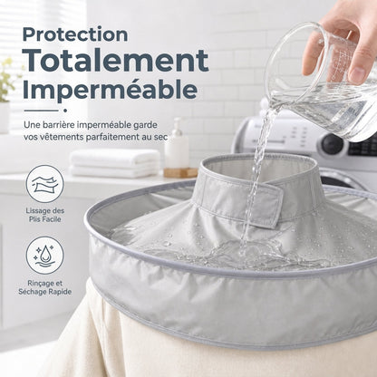 ✂️ Buy 1 Get 1 Free! Hair Cutting Cape with Hair Catcher – Umbrella Groove Design Hair Clipping Apron, Waterproof Non-Static, Foldable Home Haircut Cape for Adults & Kids