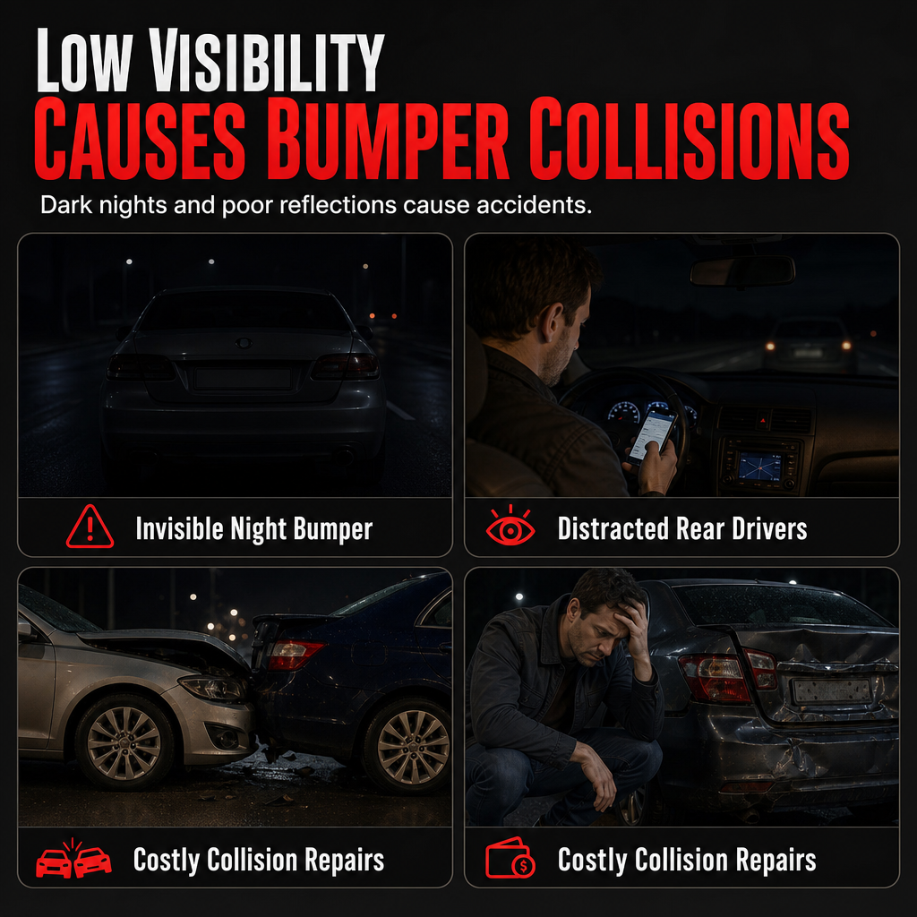 🔥Last Day 50% Off-🚗Reflective Car Sticker Strips for Trunk & Rear Bumper