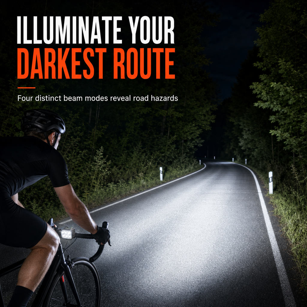 🚴💡Bright Bicycle Light Front Headlight and Rear Taillight for Mountain Bike Night Riding Safety Warning Cycling Accessories